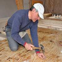 Nailing Down Subfloor