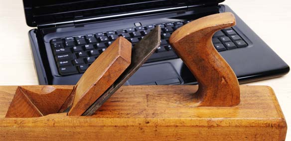 Wood Planer and Computer