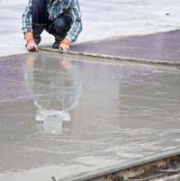 Working with Wet Concrete