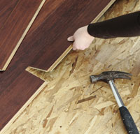 Subfloor under flooring