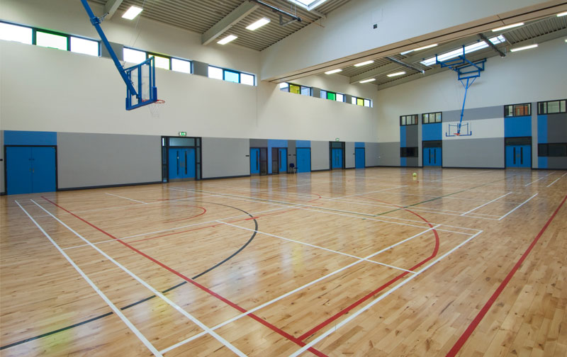 gymnasium wood floor