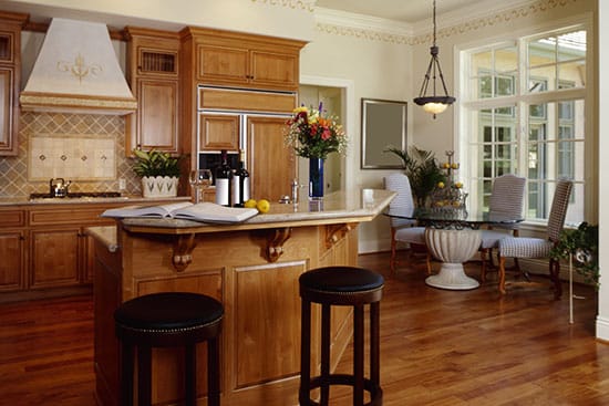 kitchen with breakfast nook