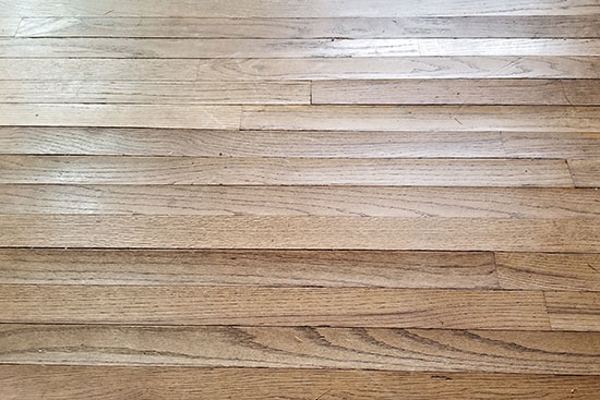 Warpped hardwood floors due to moisture